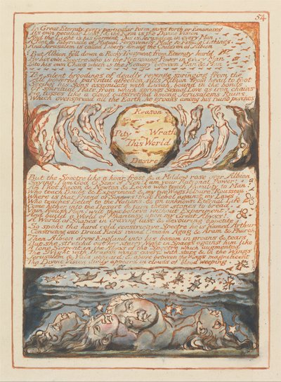 Jerusalem, Plate 54, In Great Eternity by William Blake